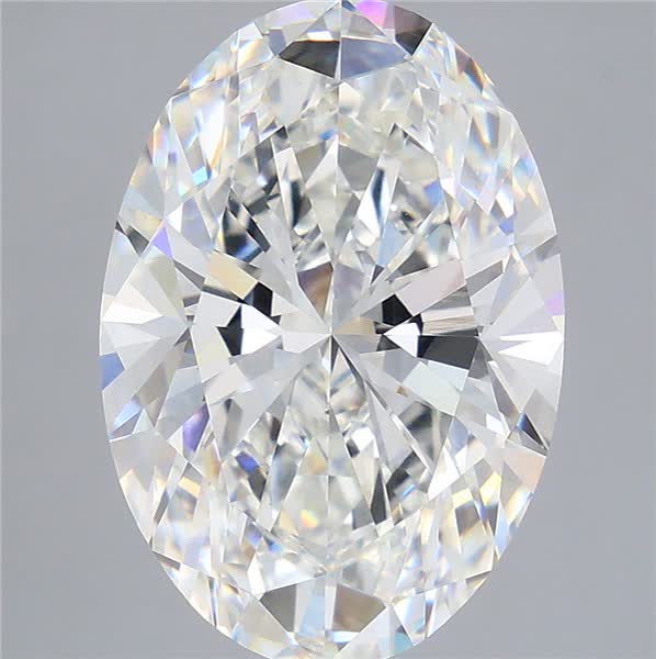 7.56 ct. oval Lab Grown Diamond front image