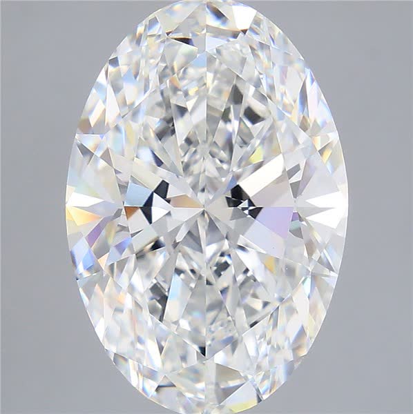 7.55 ct. oval Lab Grown Diamond front image