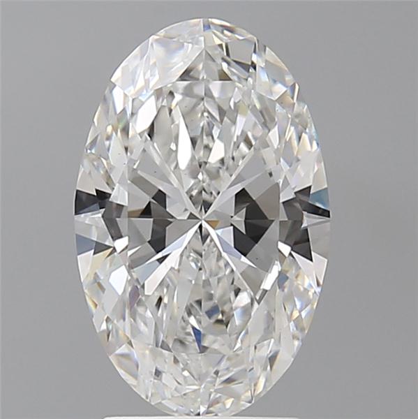 2.55 ct. oval Lab Grown Diamond front image
