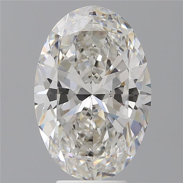 5.55 ct. oval Lab Grown Diamond front image