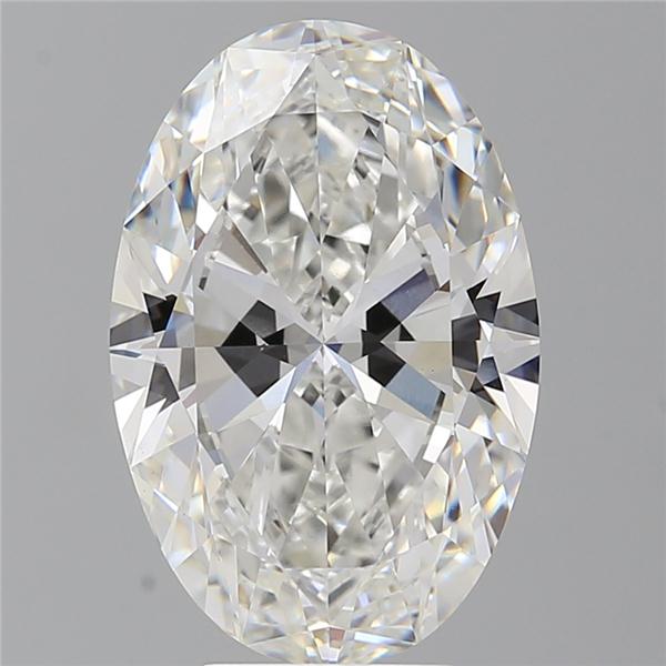 6.02 ct. oval Lab Grown Diamond front image