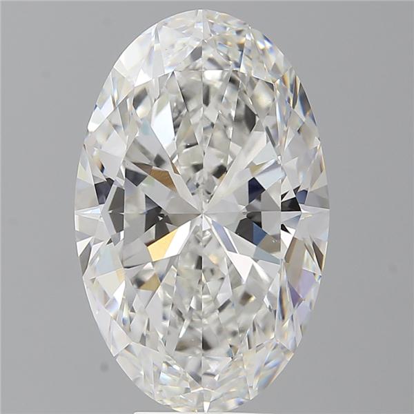 7.51 ct. oval Lab Grown Diamond front image