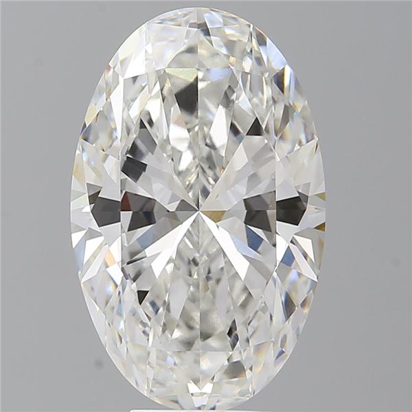 7.03 ct. oval Lab Grown Diamond front image