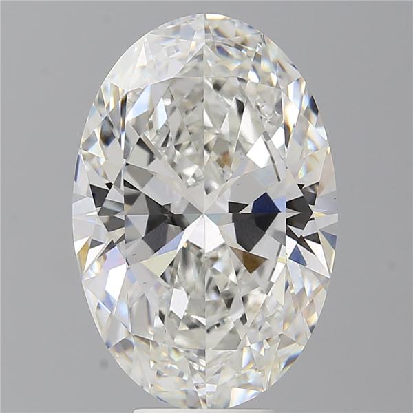 8.06 ct. oval Lab Grown Diamond front image