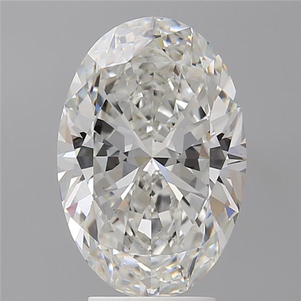 4.10 ct. oval Lab Grown Diamond front image