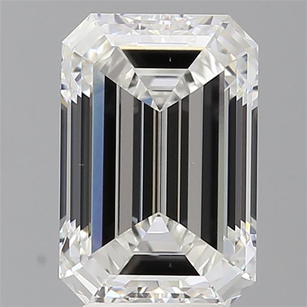 4.09 ct. emerald Lab Grown Diamond front image