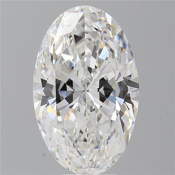 7.04 ct. oval Lab Grown Diamond front image