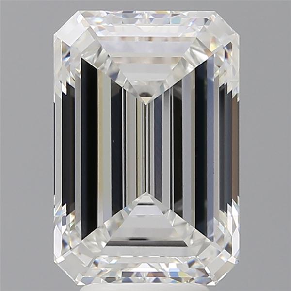 6.03 ct. emerald Lab Grown Diamond front image