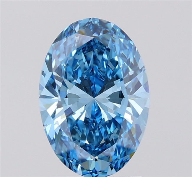 2.08 ct. oval Lab Grown Diamond front image