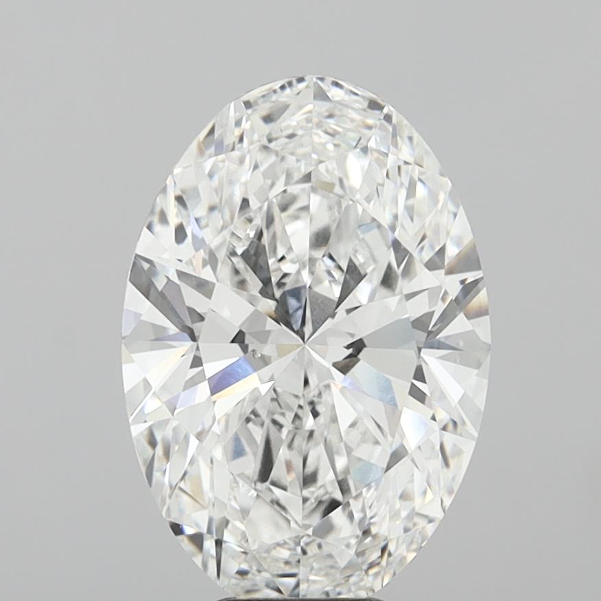 7.58 ct. oval Lab Grown Diamond front image