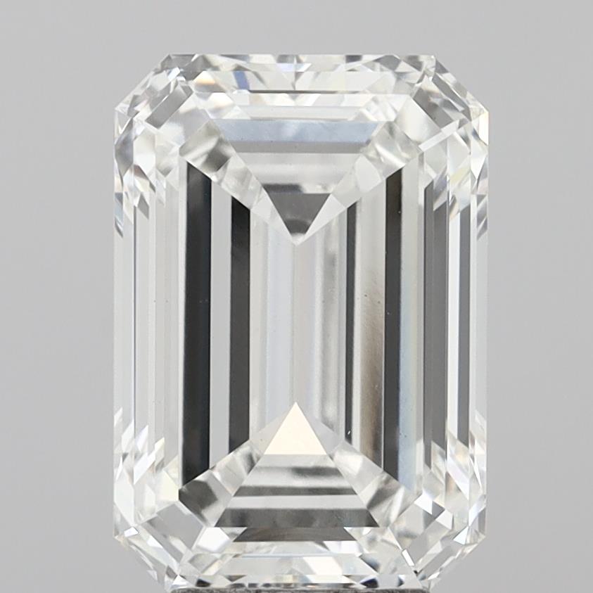 6.07 ct. emerald Lab Grown Diamond front image