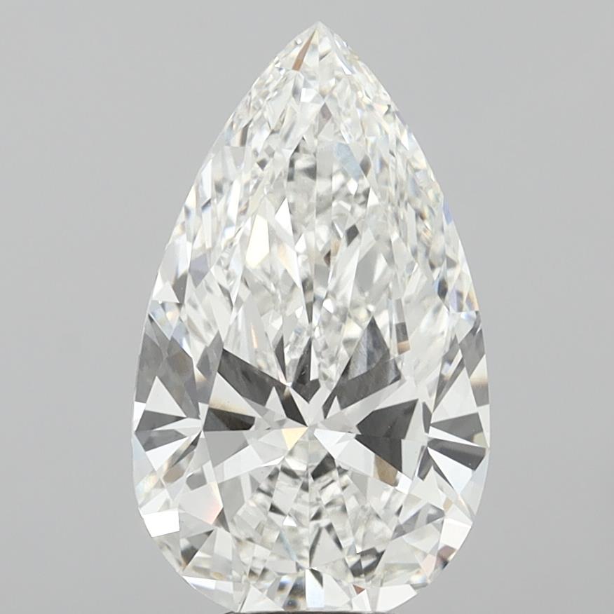 7.09 ct. pear Lab Grown Diamond front image