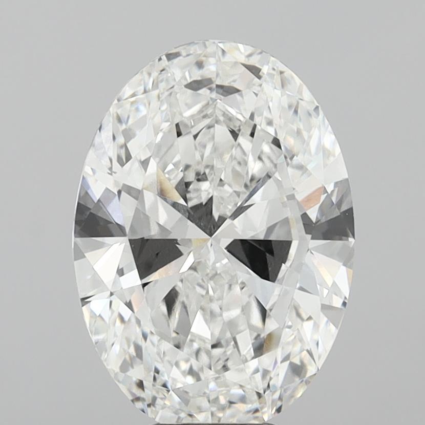 7.98 ct. oval Lab Grown Diamond front image