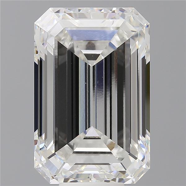 11.90 ct. emerald Lab Grown Diamond front image