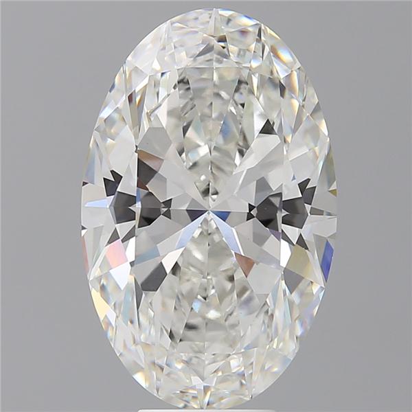 8.10 ct. oval Lab Grown Diamond front image