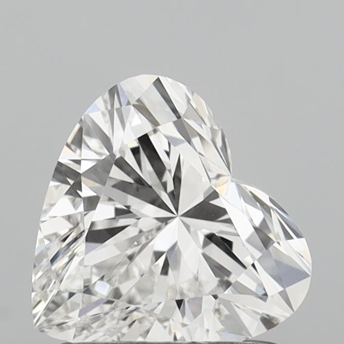 1.01 carat f VS1 EX Cut IGI heart diamond