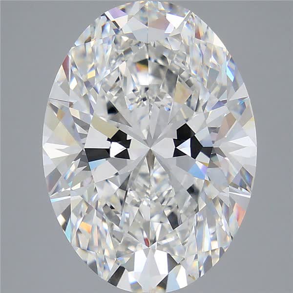 7.56 ct. oval Lab Grown Diamond front image