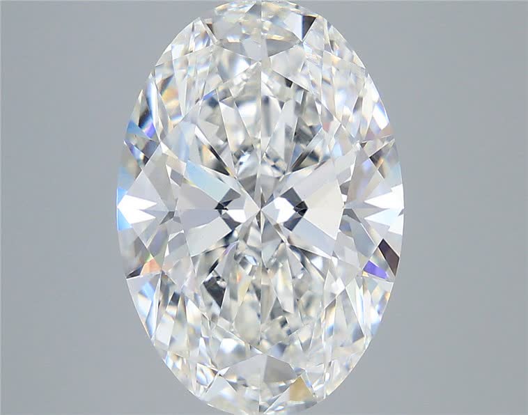 6.04 ct. oval Lab Grown Diamond front image
