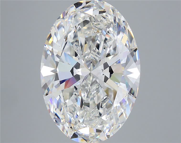 8.03 ct. oval Lab Grown Diamond front image
