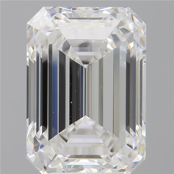 5.55 ct. emerald Lab Grown Diamond front image