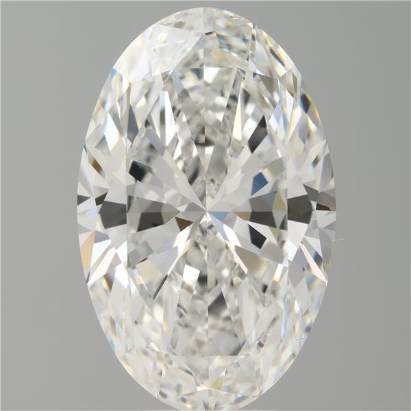 8.10 ct. oval Lab Grown Diamond front image