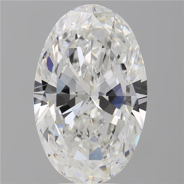 7.99 ct. oval Lab Grown Diamond front image