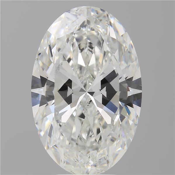 7.03 ct. oval Lab Grown Diamond front image