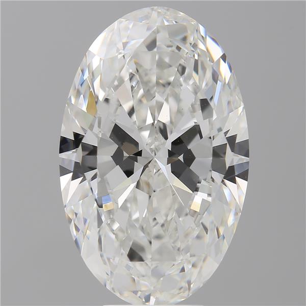 8.09 ct. oval Lab Grown Diamond front image