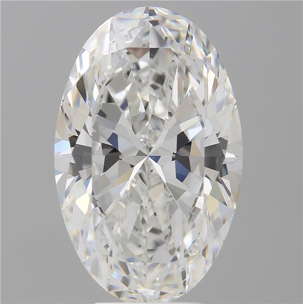 7.05 ct. oval Lab Grown Diamond front image
