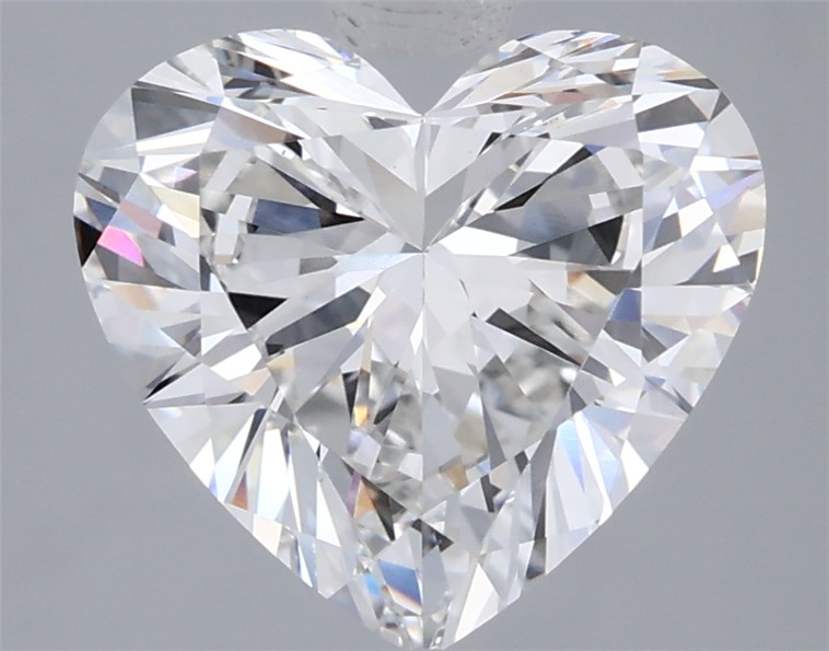 3.01 carat f VS1 EX Cut IGI heart diamond