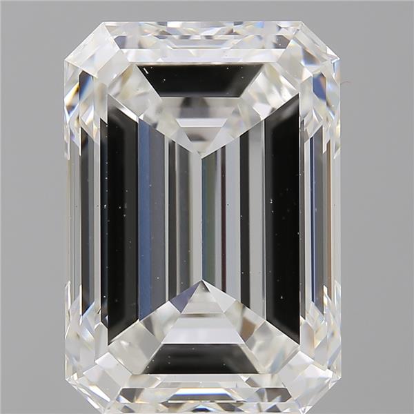 8.01 ct. emerald Lab Grown Diamond front image