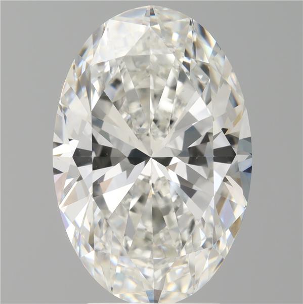 4.06 ct. oval Lab Grown Diamond front image