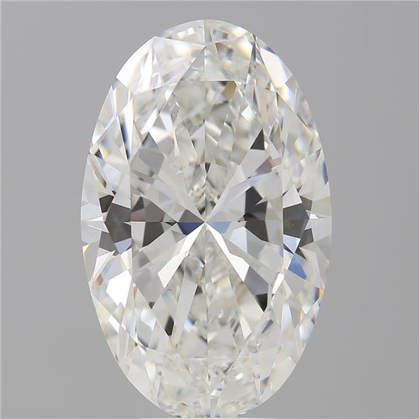 7.10 ct. oval Lab Grown Diamond front image