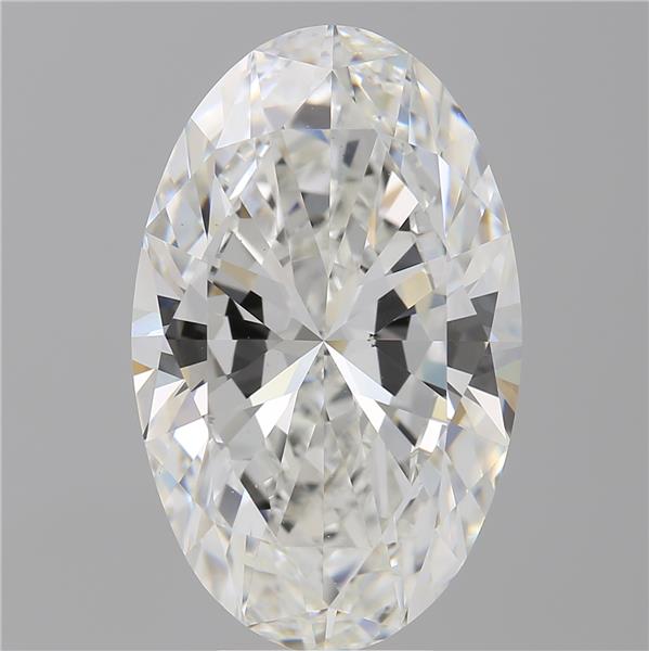 7.54 ct. oval Lab Grown Diamond front image