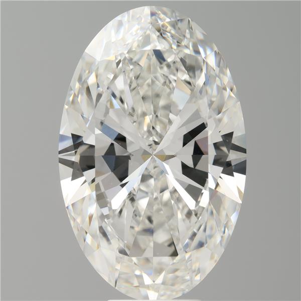 10.00 ct. oval Lab Grown Diamond front image