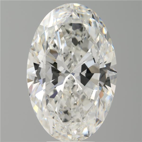 7.53 ct. oval Lab Grown Diamond front image