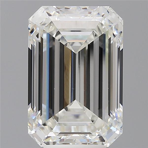 7.10 ct. emerald Lab Grown Diamond front image