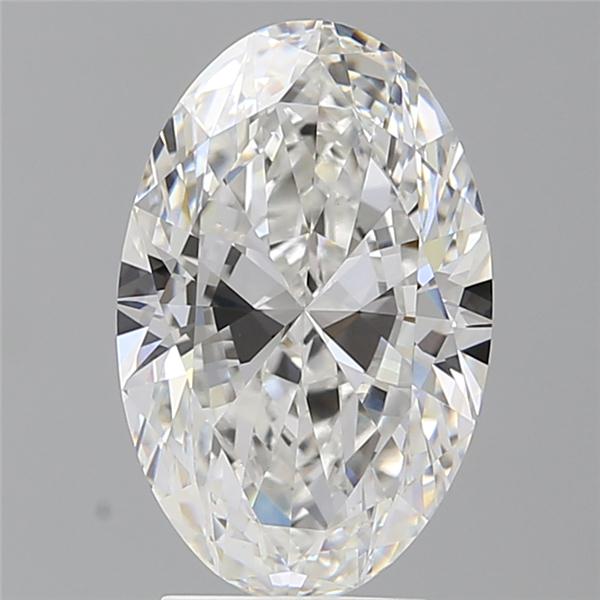 3.52 ct. oval Lab Grown Diamond front image