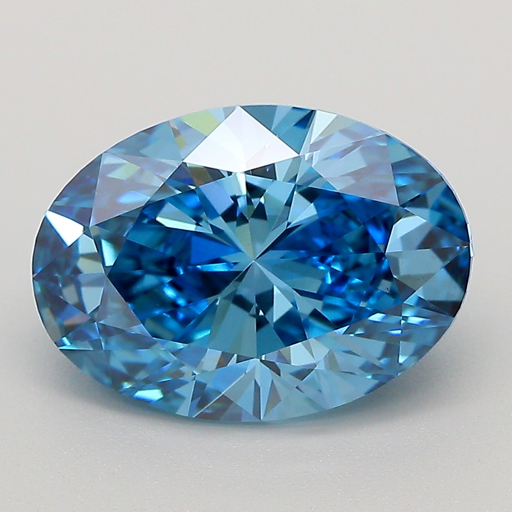 4.08 ct. oval Lab Grown Diamond front image