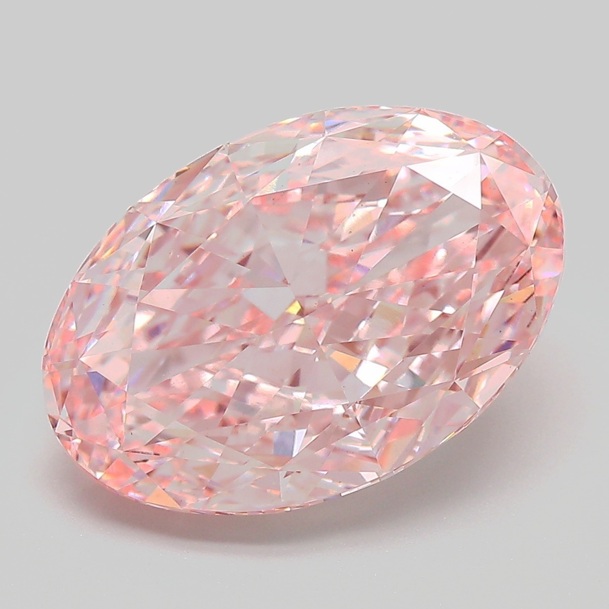 8.03 ct. oval Lab Grown Diamond front image