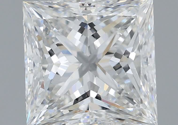 1.62 ct. princess Lab Grown Diamond front image