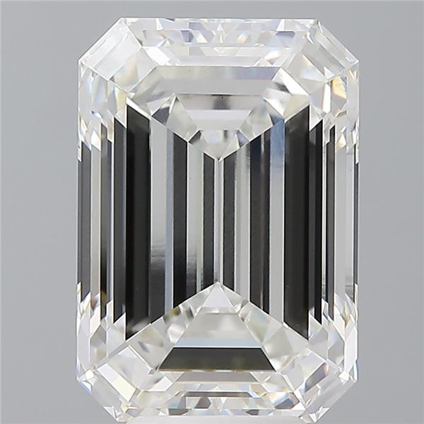 7.09 ct. emerald Lab Grown Diamond front image