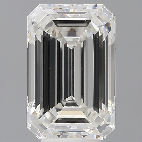 7.60 ct. emerald Lab Grown Diamond front image