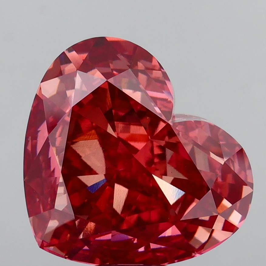 15.11 ct. heart Lab Grown Diamond front image