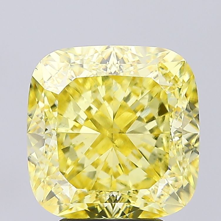 5.52 ct. cushion Lab Grown Diamond front image