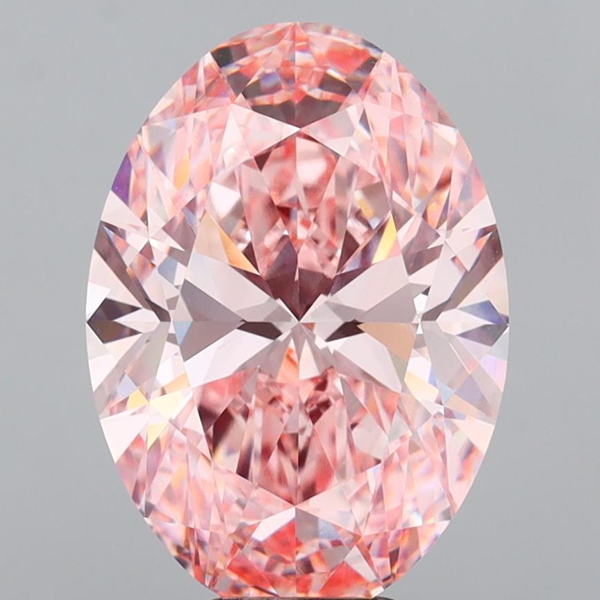 8.04 ct. oval Lab Grown Diamond front image