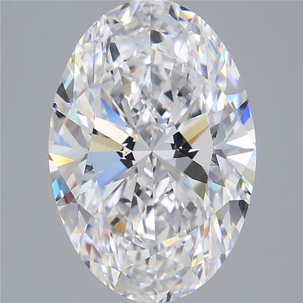 4.50 ct. oval Lab Grown Diamond front image