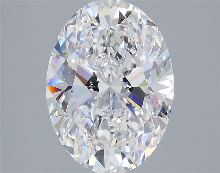 3.58 ct. oval Lab Grown Diamond front image
