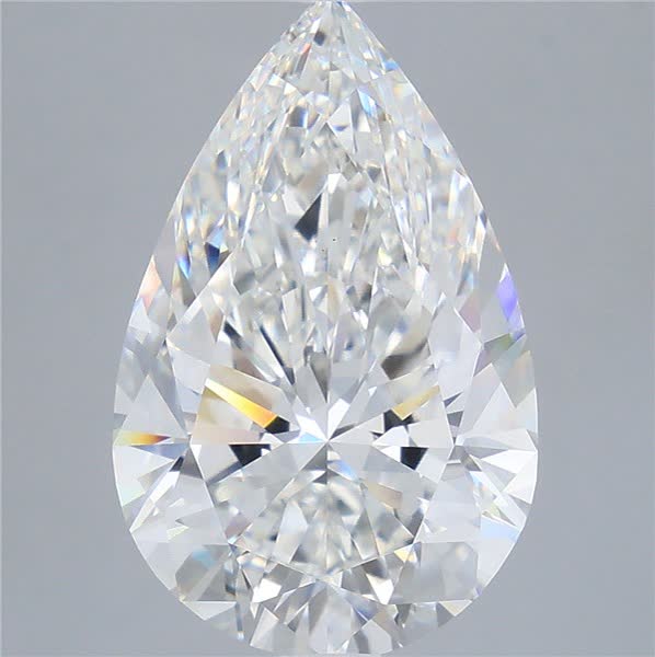 6.50 ct. pear Lab Grown Diamond front image