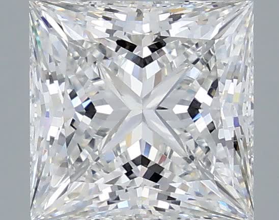 2.60 ct. princess Lab Grown Diamond front image